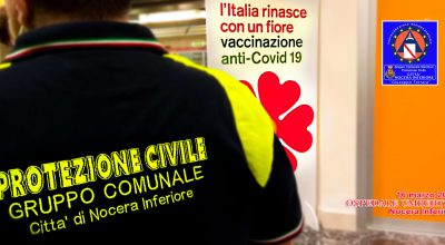 Ieri completata la vaccinazione al Gruppo comunale volontari di Protezione civile “Giuseppe Ferrara” Città di Nocera Inferiore