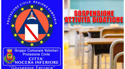 Sospensione delle attività didattiche per domani 3 novembre per le scuole di ogni ordine e grado