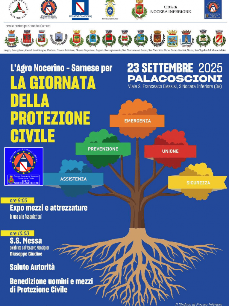 La giornata della Protezione Civile dell’Agro Nocerino Sarnese